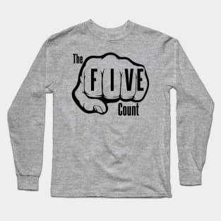 The Five Count Black Logo Long Sleeve T-Shirt